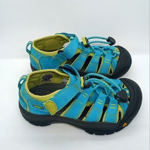 Keen Kids Newport H2 Water Sandals Blu/Green Sz 11